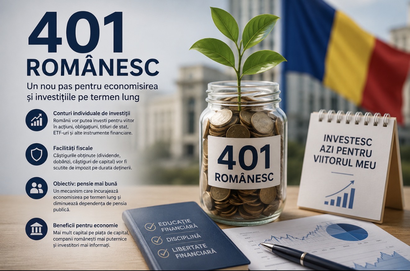 România pregătește propriul 401(k). O schimbare care poate aduce milioane de investitori noi