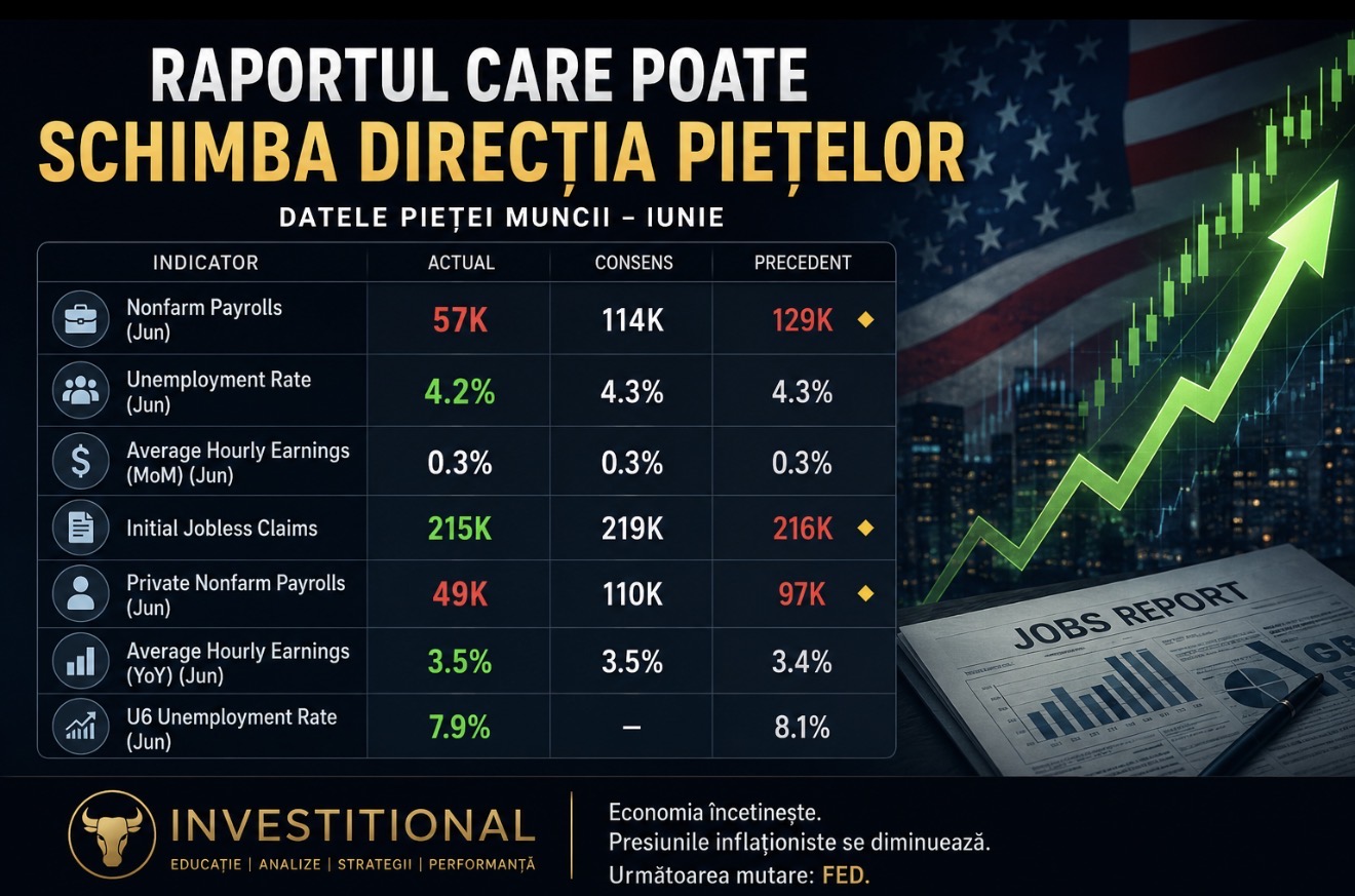     Raportul NFP surprinde: economia încetinește, dar rezistă. Bursa primește un nou impuls?