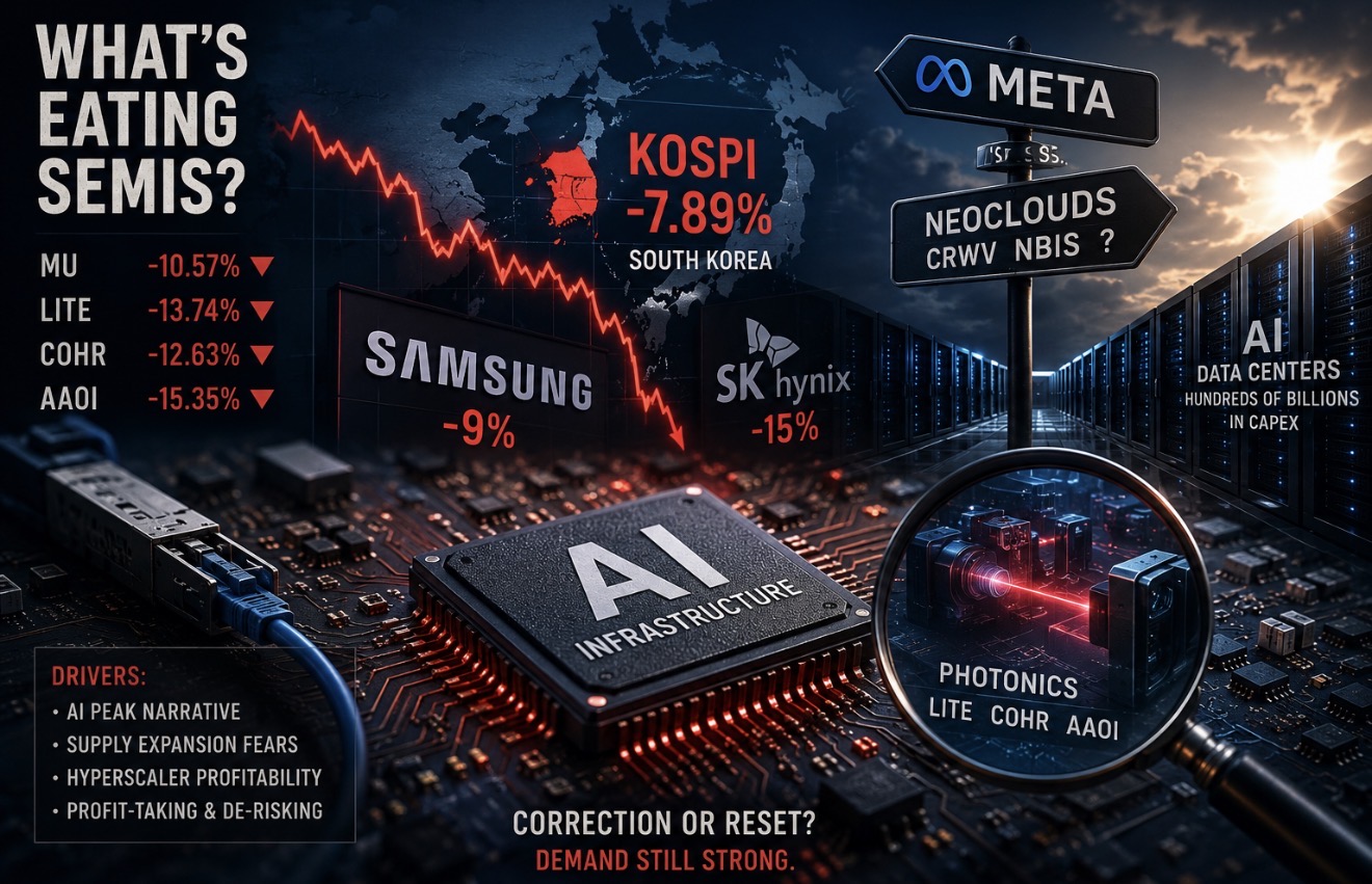 De ce se prăbușesc semiconductorii? Corecție normală sau începutul unei schimbări de trend?